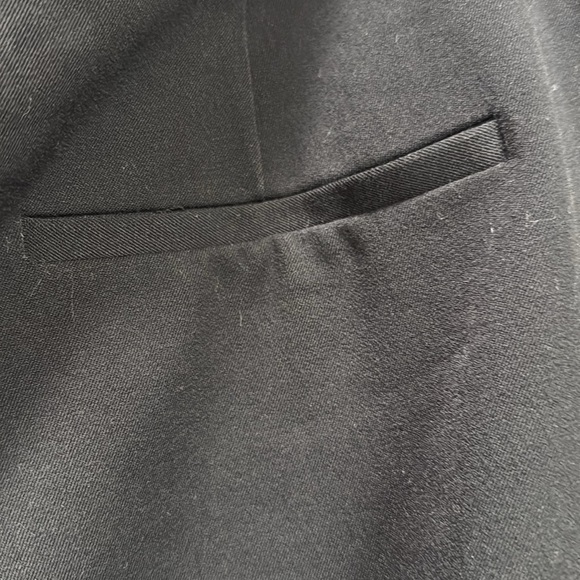 Chicos Wide leg Pant Black classic Work business professional SZ 2 SHORT/L 12 - Picture 4 of 6